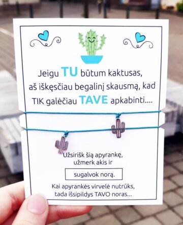 Jeigu tu būtum kaktusas
