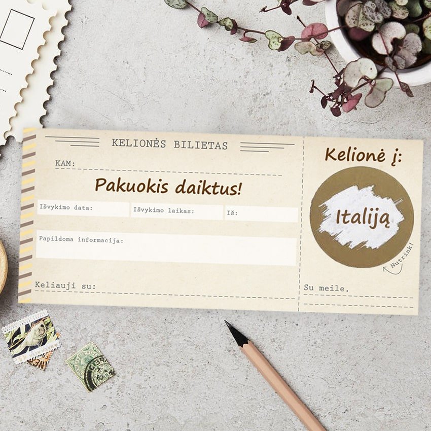 Kelionės bilietas... Kelionės bilietas... - Image 1