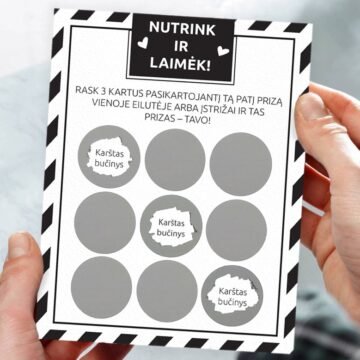 NUTRINK IR LAIMĖK!