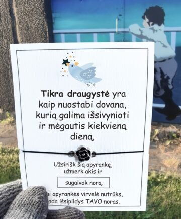 Tikra draugystė yra kaip nuostabi dovana