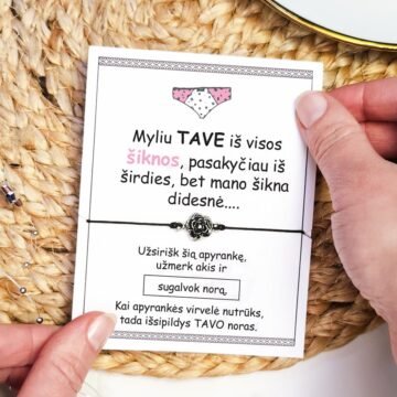 Myliu TAVE iš visos šiknos
